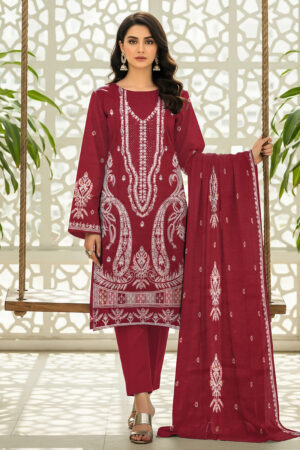 Seerat – Premium Embroidered Lawn D-01